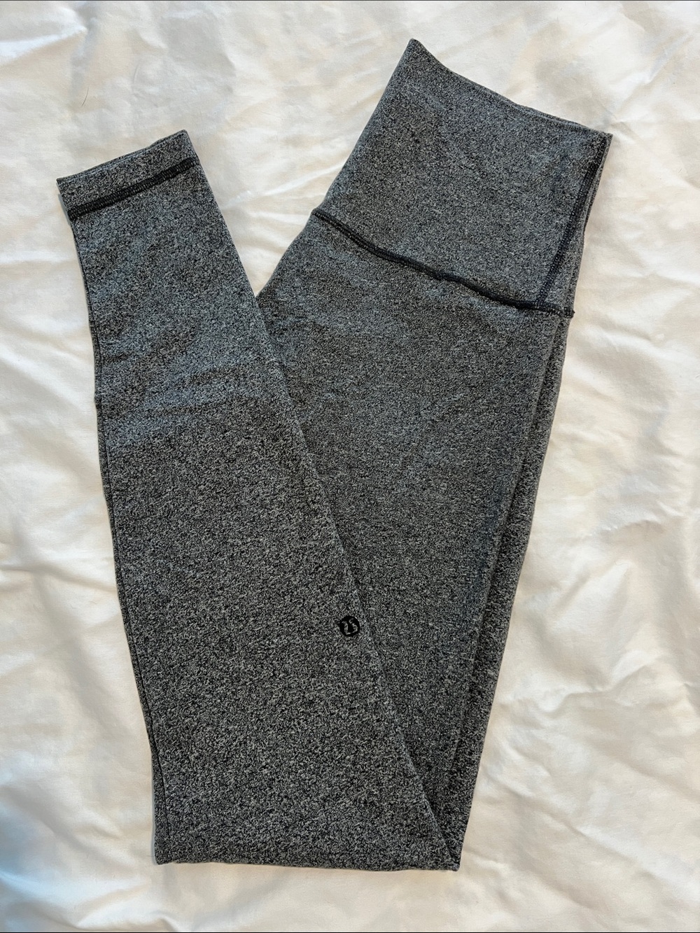 lululemon athletica Grey Heather High-Waist Leggings
